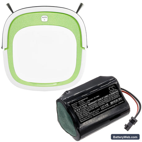 Ecovacs TCR360 Replacement Battery, 10.8V, 3400mAh, Li-ion 6