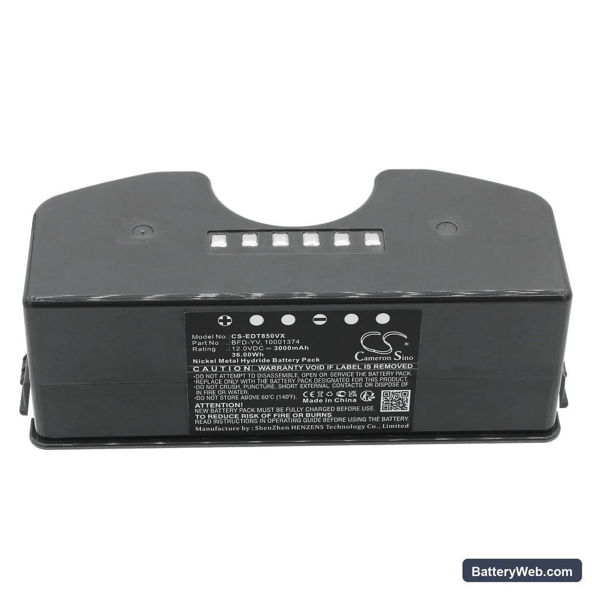 Ecovacs Deebot M81 Pro Replacement Battery, 12V, 3000mAh, Ni-MH 5