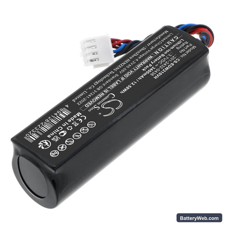 Ecovacs Winbot Mini Replacement Battery, 3.7V, 3400mAh, Li-ion 2