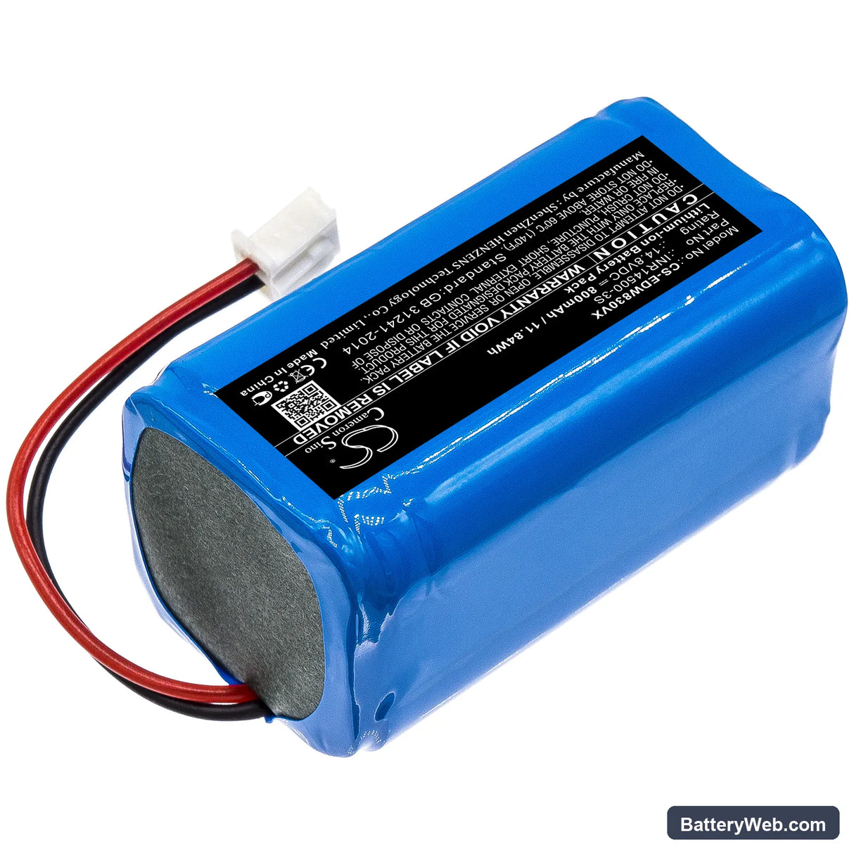 Ecovacs W830 Replacement Battery, 14.8V, 800mAh, Li-ion 2