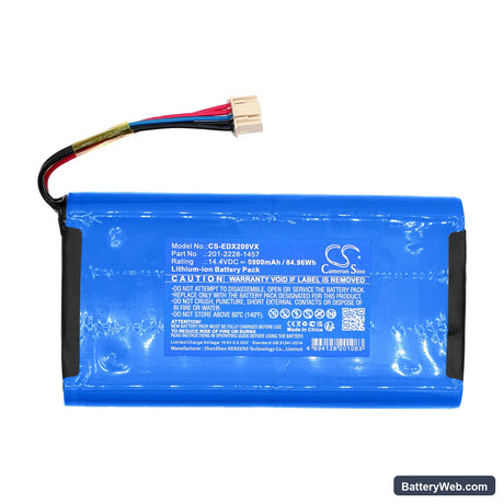 Ecovacs Deebot X2 OMNI Replacement Battery, 14.4V, 5900mAh, Li-ion 3