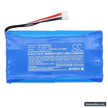 Ecovacs Deebot X2 OMNI Replacement Battery, 14.4V, 6700mAh, Li-ion 3