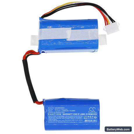 Yeedi K10 Replacement Battery, 14.4V, 5200mAh, Li-ion 3