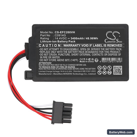Eufy Omni C20 Replacement Battery, 14.4V, 3400mAh, Li-ion 5