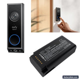 Eufy Video Doorbell E340 Replacement Battery, 3.7V, 6500mAh, Li-ion 7