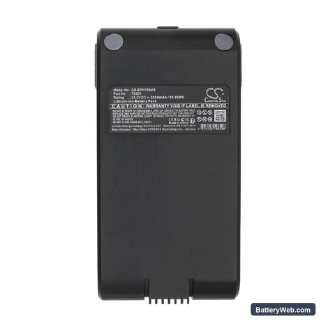 Vistefly VC-1819A Replacement Battery, 25.2V, 2500mAh, Li-ion 5