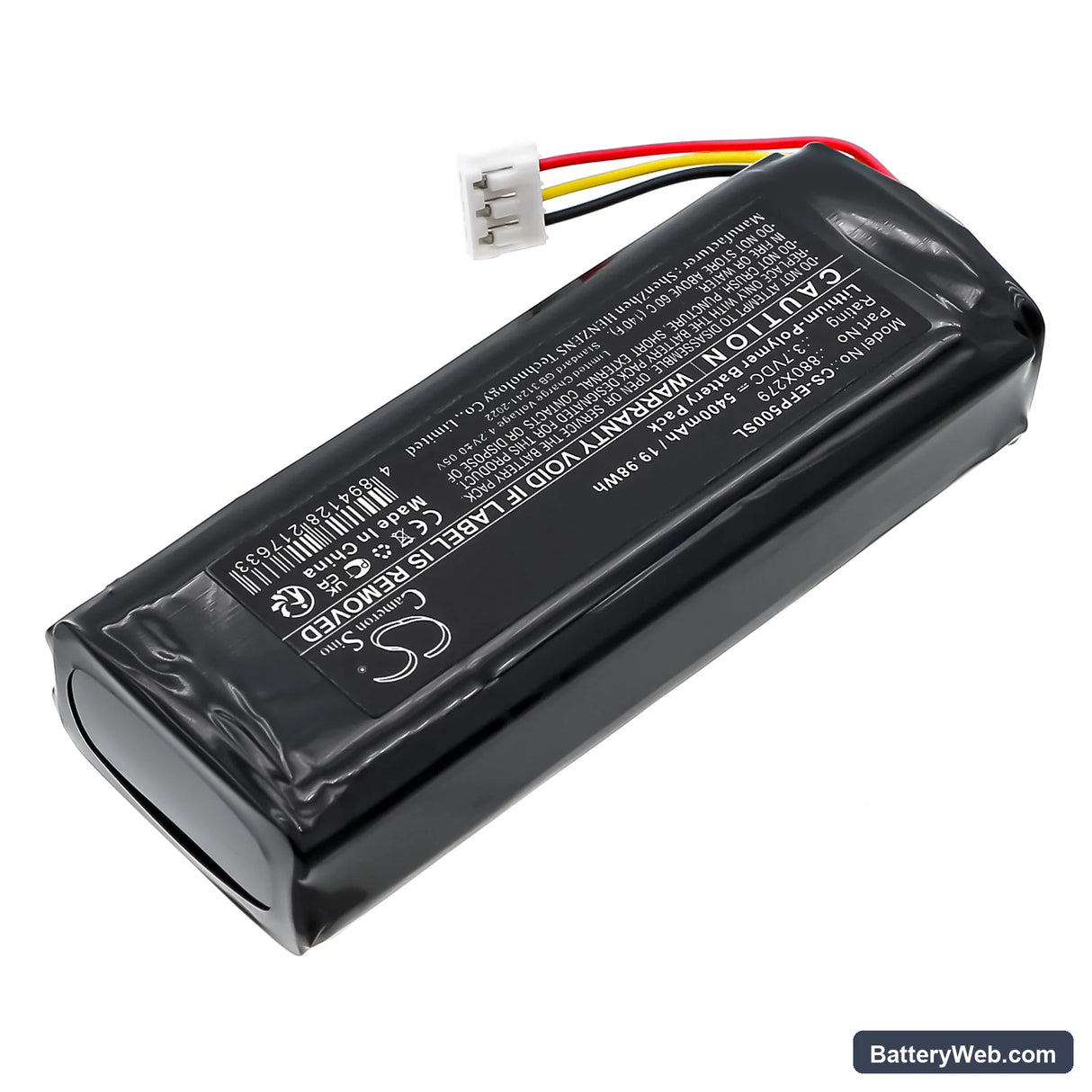 EXFO FIP-500 fiber inspection scope Replacement Battery, 3.7V, 5400mAh, Li-Polymer 2