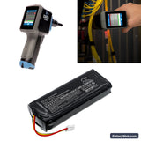 EXFO FIP-500 fiber inspection scope Replacement Battery, 3.7V, 5400mAh, Li-Polymer 6