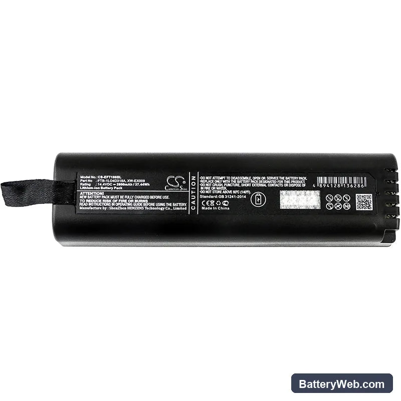 EXFO FTB-1 Replacement Battery, 14.4V, 2600mAh, Li-ion 3