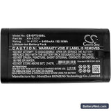 Sound Devices Mixpre 10T lI Replacement Battery, 14.4V, 6400mAh, Li-ion 5