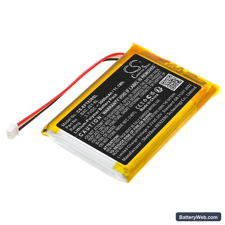 HelloBaby HB40 Replacement Battery, 3.7V, 3000mAh, Li-Polymer 1