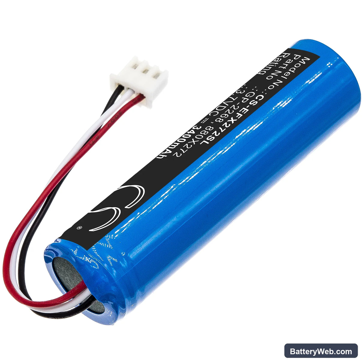 EXFO EX1 Replacement Battery, 3.7V, 3400mAh, Li-ion 2