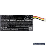 EXFO MAX-710B Replacement Battery, 3.7V, 10950mAh, Li-Polymer 3