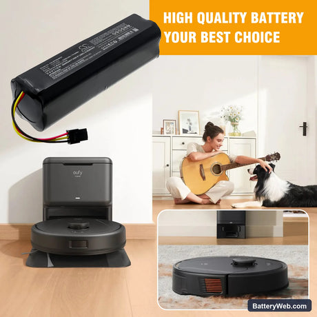 Eufy SES Replacement Battery, 14.4V, 5200mAh, Li-ion 6
