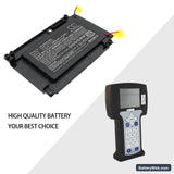 Emerson Hart Fieldbus 375 Handheld Terminal Field Communicator Replacement Battery, 6V, 2500mAh, Ni-MH 7