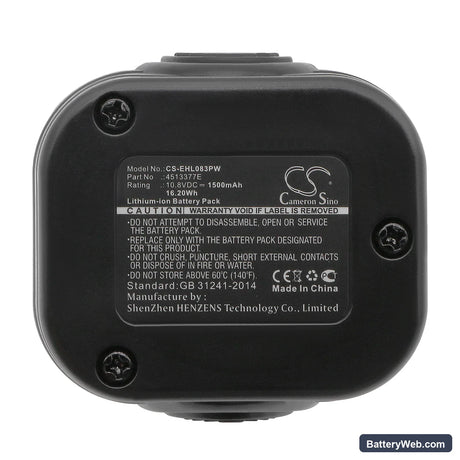 Einhell BT-CD 10.8/3 LI Replacement Battery, 10.8V, 1500mAh, Li-ion 5