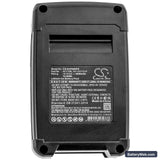 Einhell PXBP-600 Replacement Battery, 18V, 4000mAh, Li-ion 5