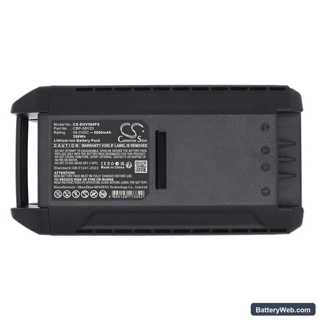 ECHO CCS_58V4AH Cordless Chain Saw Replacement Battery, 58V, 5000mAh, Li-ion 5
