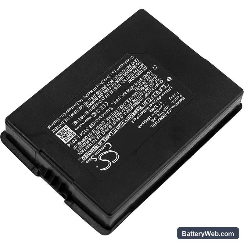 E-SEEK M310 Replacement Battery, 7.4V, 1800mAh, Li-Polymer 2