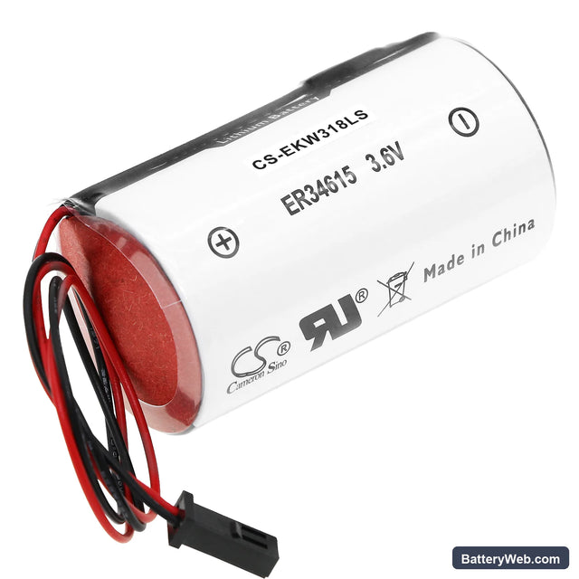 Elkron 80HP8100111 Replacement Battery, 3.6V, 19000mAh, Li-SOCl2 1