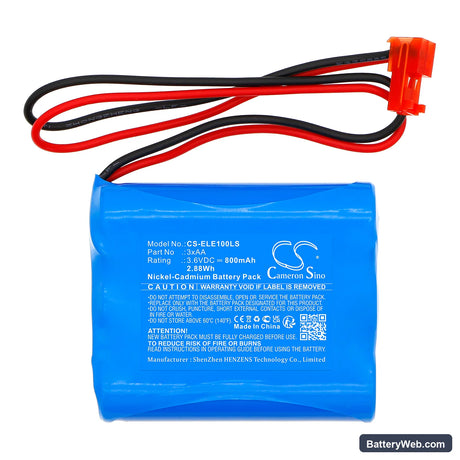 Elxteu Best Lighting Emergency Exit Sign Replacement Battery, 3.6V, 800mAh, Ni-CD 3