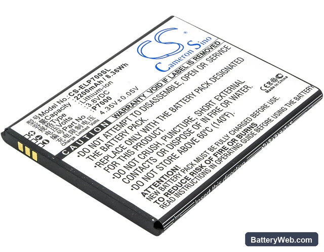 Elephone P7000 Replacement Battery, 3.8V, 2200mAh, Li-ion 1