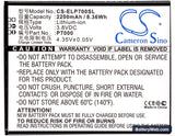 Elephone P7000 Replacement Battery, 3.8V, 2200mAh, Li-ion 5