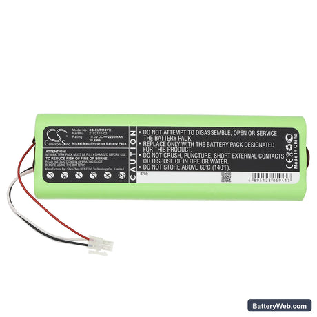 Electrolux Trilobite Replacement Battery, 18V, 2200mAh, Ni-MH 3