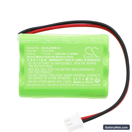 ESYLUX SLC Replacement Battery, 7.2V, 700mAh, Ni-MH 3