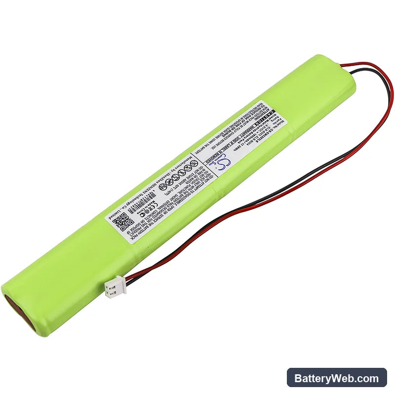 Lithonia ELB B003 Replacement Battery, 9.6V, 1800mAh, Ni-MH 2