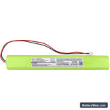 Lithonia ELB B003 Replacement Battery, 9.6V, 1800mAh, Ni-MH 3