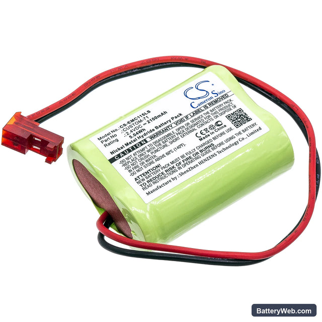 Interstate NIC1158 Replacement Battery, 2.4V, 2100mAh, Ni-MH 1