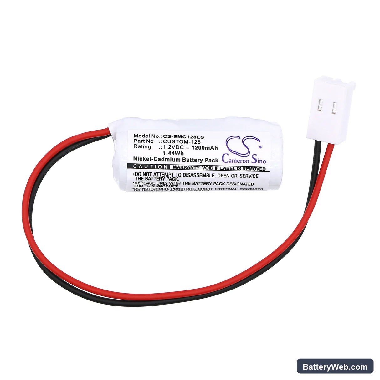 Lithonia ELB0300 Replacement Battery, 1.2V, 1200mAh, Ni-CD 3