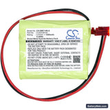 Max Power 026-148 Replacement Battery, 3.6V, 1800mAh, Ni-MH 3