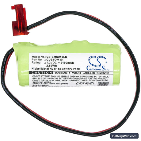 Saft 16440 Replacement Battery, 1.2V, 2100mAh, Ni-MH 3