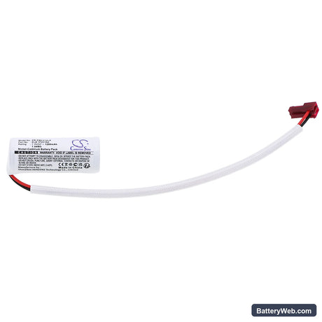 Lithonia LQM S W 3 G 120/277 ELNSD Replacement Battery, 1.2V, 1200mAh, Ni-CD 3