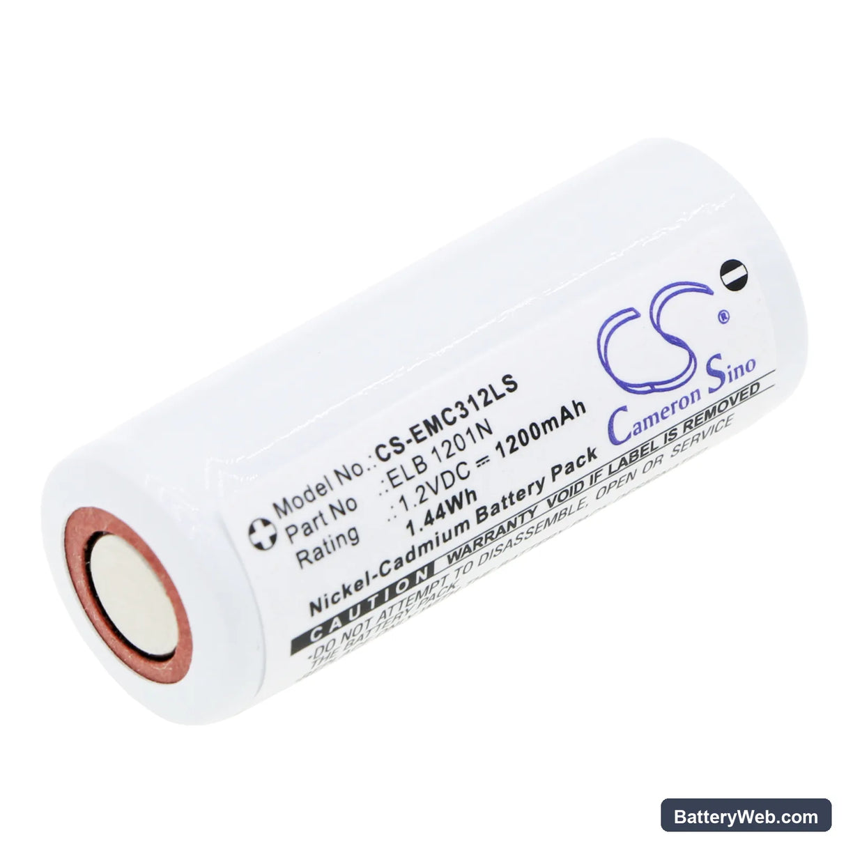 Lithonia LX S W 3 G 120/277 EL N Replacement Battery, 1.2V, 1200mAh, Ni-CD 1