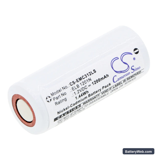 Lithonia LX S W 3 G 120/277 EL N Replacement Battery, 1.2V, 1200mAh, Ni-CD 1