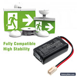 Neptolux 175-8070 Replacement Battery, 7.4V, 700mAh, Li-Polymer 6