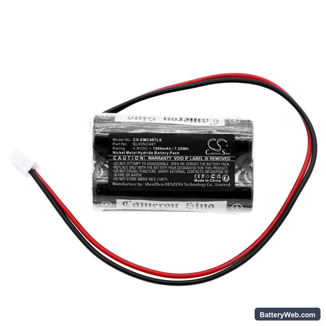 Simkar 6600012 Replacement Battery, 4.8V, 1500mAh, Ni-MH 3