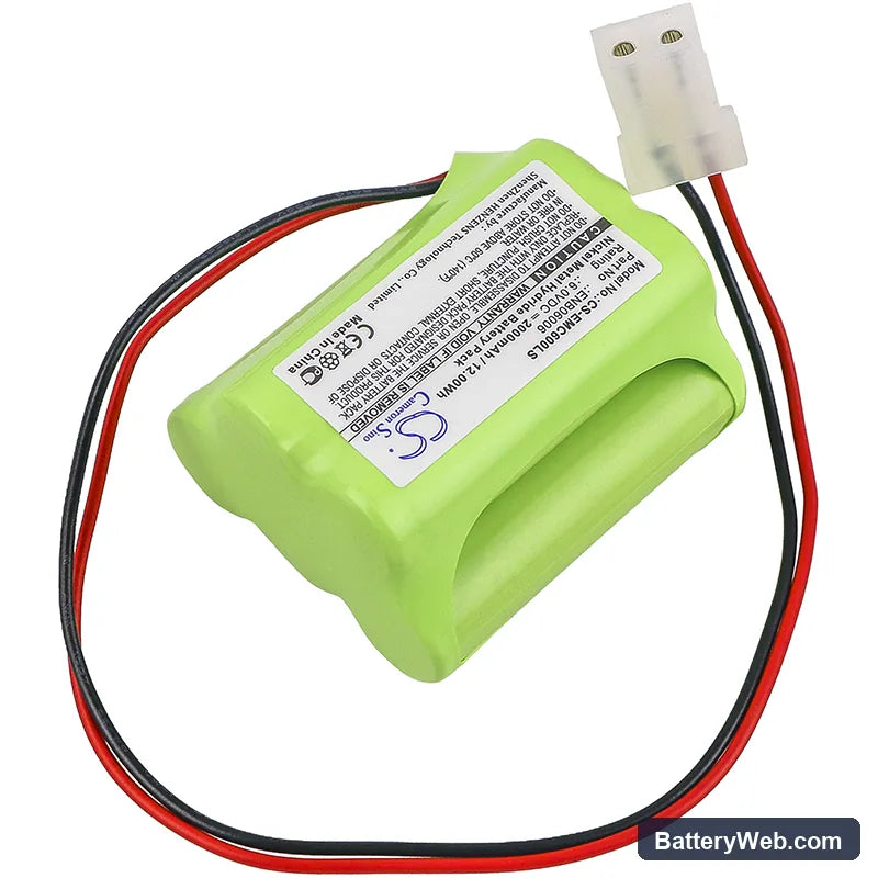 Lithonia ENB06006 Replacement Battery, 6V, 2000mAh, Ni-MH 2