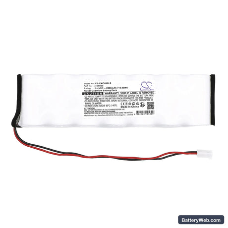 Dual-Lite PGP-HTR Replacement Battery, 8.4V, 2000mAh, Ni-CD 3