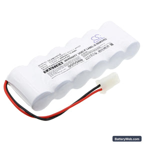 Lithonia LV S W R 120/277 ELN UM Replacement Battery, 7.2V, 2000mAh, Ni-CD 1