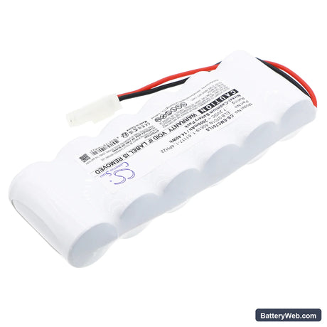 Lithonia LV S W R 120/277 ELN UM Replacement Battery, 7.2V, 2000mAh, Ni-CD 2