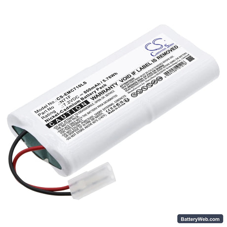BIG BEAM ECHL1RWW Replacement Battery, 7.2V, 800mAh, Ni-CD 1