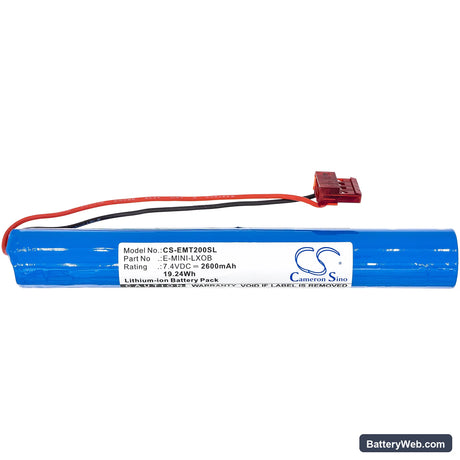 Environment E-2DB Replacement Battery, 7.4V, 2600mAh, Li-ion 3