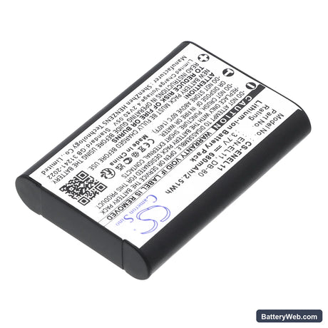 NiKon Coolpix S550 Replacement Battery, 3.7V, 680mAh, Li-ion 2