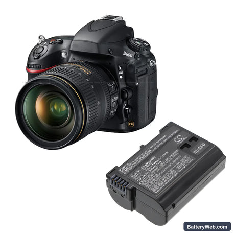 NiKon Coolpix D7000 Replacement Battery, 7V, 1400mAh, Li-ion 6