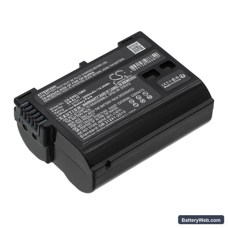 NiKon Coolpix D7000 Replacement Battery, 7V, 2000mAh, Li-ion 1