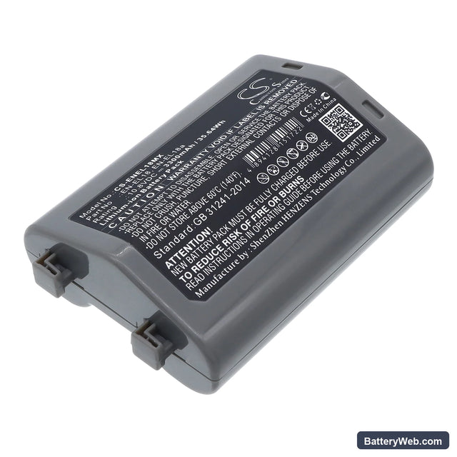 NiKon D4 DSLR Replacement Battery, 10.8V, 3300mAh, Li-ion 1